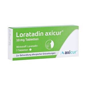 axicorp Pharma GmbH - Geschäftsbereich OTC (Axicur) Loratadin axicur 10mg Tabletten 7 Stück