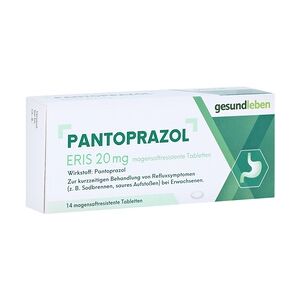 Alliance Healthcare Deutschland GmbH Pantoprazol Eris 20mg Tabletten magensaftresistent 14 Stück