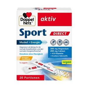 Queisser Doppelherz aktiv Sport Direkt Vitamine + Mineralien 20 Stück