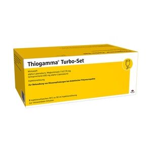 Wörwag Pharma GmbH & Co. KG THIOGAMMA Turbo Set Injektionsflaschen 5x50 Milliliter