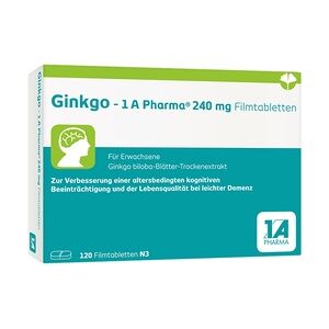 1 A Pharma Ginkgo-1A Pharma 240mg Filmtabletten 120 Stück