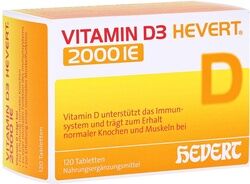 Hevert-Arzneimittel GmbH & Co. KG Vitamin D3 Hevert 2.000 I.E. Tabletten 120 Stück