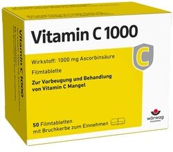 Wörwag Pharma GmbH & Co. KG Vitamin C 1000 Filmtabletten 50 Stück