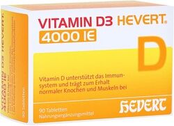 Hevert-Arzneimittel GmbH & Co. KG Vitamin D3 Hevert 4.000 I.E. Tabletten 90 Stück