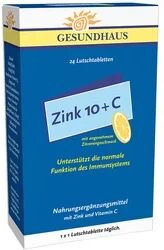 Wörwag Pharma GmbH & Co. KG ZINK 10+C Lutschtabletten 24 Stück