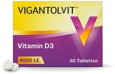 WICK Pharma - Zweigniederlassung der Procter & Gamble GmbH VIGANTOLVIT 4000 I.E. Vitamin D3 Tabletten - Cash Back Aktion* 60 Stück