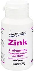 Langer Vital ZINK+VIT.B5+Biotin Kapseln 90 Stück