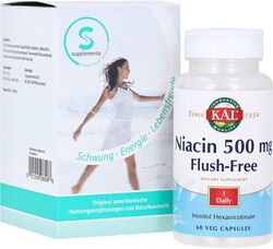 Supplementa GmbH VITAMIN B3 NIACIN Flush free Kapseln 60 Stück