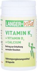 Langer Vital VITAMIN K2+D3+Calcium Kapseln 60 Stück