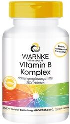 Warnke Vitalstoffe GmbH Vitamin B Komplex Tabletten 250 Stück