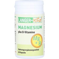 Langer Vital MAGNESIUM 375 mg+B-Vitamine Kapseln 60 Stück