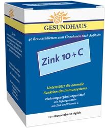 Wörwag Pharma GmbH & Co. KG ZINK 10+C Brausetabletten 40 Stück