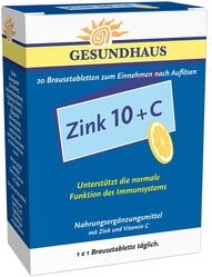 Wörwag Pharma GmbH & Co. KG ZINK 10+C Brausetabletten 20 Stück