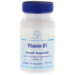 BIOS NATURPRODUKTE VITAMIN B1 3 mg Junek Kapseln 60 Stück