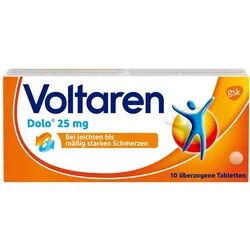 GlaxoSmithKline Consumer Healthcare GmbH & Co. KG - OTC Medicines Voltaren Dolo 25mg Überzogene Tabletten 10 Stück