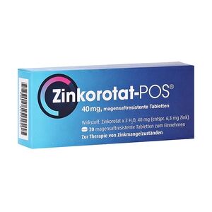 URSAPHARM Arzneimittel GmbH Zinkorotat-POS Tabletten magensaftresistent 20 Stück