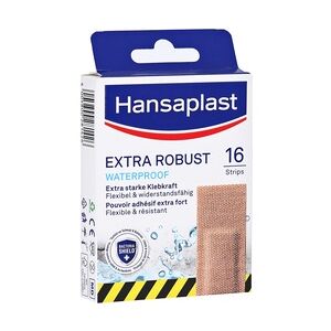 BEIERSDORF HANSAPLAST extra robust wasserdicht Pflasterstrips 16 Stück