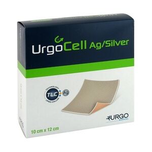 URGOCELL silver non Adhesive Verband 10x12 cm 10 Stück