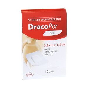 Dr. Ausbüttel & Co. GmbH DRACOPOR Wundverband 3,8x3,8 cm steril 10 Stück