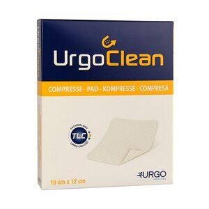 URGOCLEAN Kompressen 10x12 cm 10 Stück