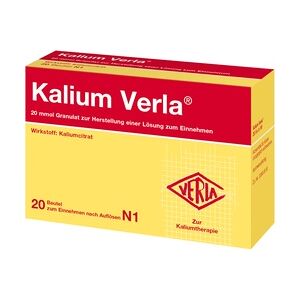 Verla-Pharm Arzneimittel GmbH & Co. KG Kalium Verla Granulat 20 Stück
