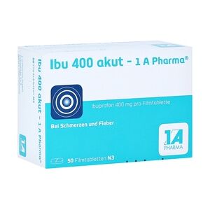 1 A Pharma Ibu 400 akut-1A Pharma Filmtabletten 50 Stück