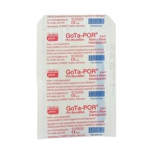 Gothaplast Verbandpflasterfabrik GmbH GOTA-POR PU Wundfilm 15x10 cm steril Pflaster 1 Stück