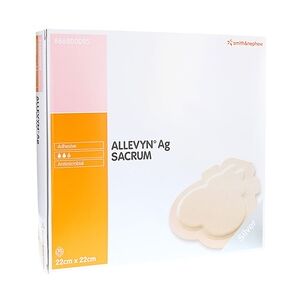 Smith & Nephew GmbH - Woundmanagement ALLEVYN Ag Sacrum 22x22 cm Wundverband 10 Stück