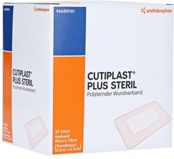 Smith & Nephew GmbH - Woundmanagement CUTIPLAST Plus steril 7,8x10 cm Verband 55 Stück