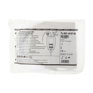 Asid Bonz BEINBEUTEL 500 ml steril 65 cm Schlauch kürzbar 1 Stück