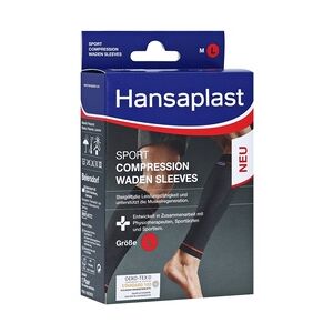 BEIERSDORF HANSAPLAST Sport Compression Waden-Sleeves Gr.L 2 Stück