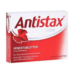 STADA Antistax extra Venentabletten 30 Stk., bei Krampfadern & Besenreiser Filmtabletten 30 Stück