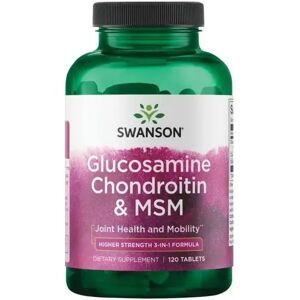 Glucosamin Chondroitin & MSM 500/400/200 mg 120 Tabletten Swanson Health Products