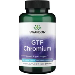 GTF Chrom - Eigenschaften ChromeMate 100 mcg 200 Kapseln Swanson Health Products