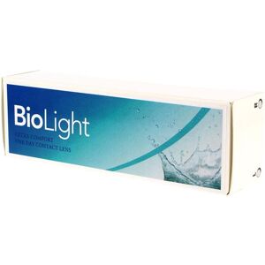 Kontakt Lens Bio Light Extra Comfort Tageskontaktlinsen (30 Linsen) Nero Unisex