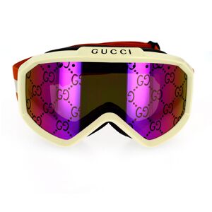 Gucci Ski- und Snowboard-Sonnenbrille GG1210S 002 Avorio Unisex