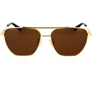 Bottega Veneta BV1236S 002 Sonnenbrille Oro Uomo