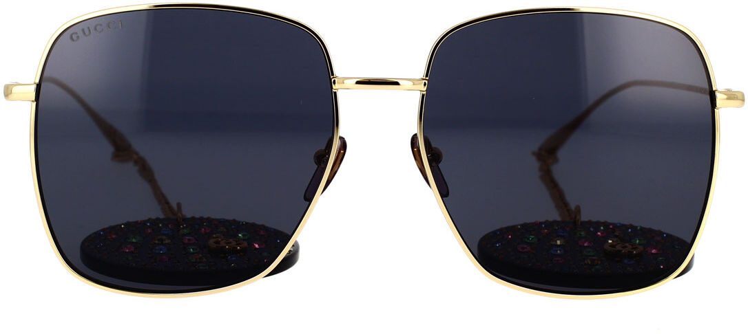 Gucci GG1031S 009 Sonnenbrille mit Anhänger Oro Donna