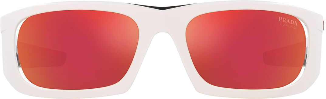 Prada Linea Rossa PS02YS AAI04U Sonnenbrille Bianco Unisex