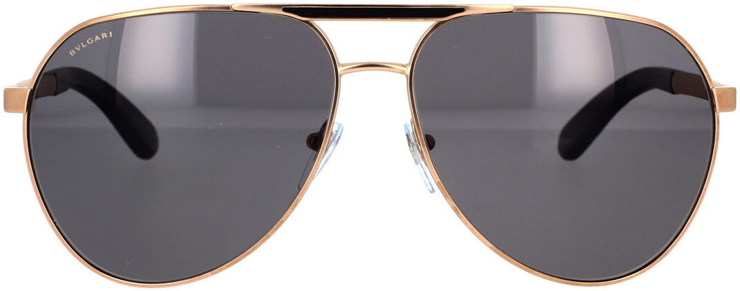 Bulgari Gold plattierte Sonnenbrille BV5055K 200681 Polarisiert Oro Rosè Unisex