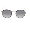 Sonnenbrille Ray-Ban Runde volle Farbe RB3447JM 919671 Schwarz auf Legende Gold Oro Unisex