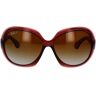 Sonnenbrille Ray-Ban JACKIE OHH II RB4098 6593T5 Polarisiert Marrone Unisex