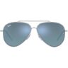 Ray-Ban Reverse Unisex-Sonnenbrille RBR0101S 003/GA Argento Unisex