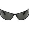 Off-White Luna Sonnenbrille 11007 Nero Opaco Unisex