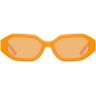 Sonnenbrille The Attico X Linda Farrow Irene 14C10 Arancione Donna