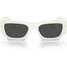 Prada Sonnenbrille PRA01S 17K08Z Bianco Unisex