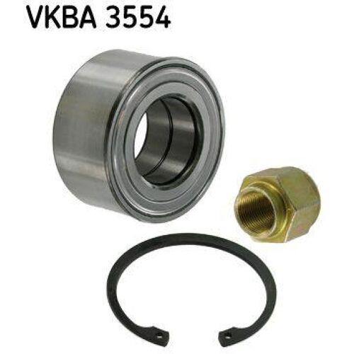 2x SKF Radlagersatz VKBA 3554 vorne passend für Peugeot 206 Schrägheck 2AC 1.4 i