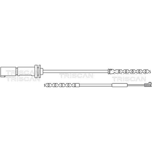 TRISCAN Warnkontakt, Bremsbelagverschleiß 8115 11057