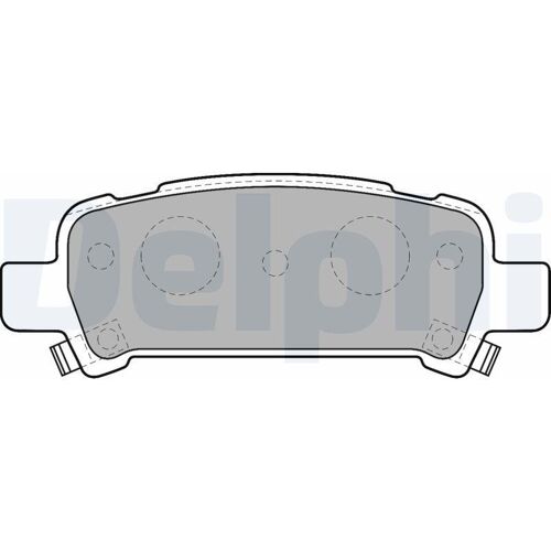 DELPHI Bremsbelagsatz, Scheibenbremse LP1509