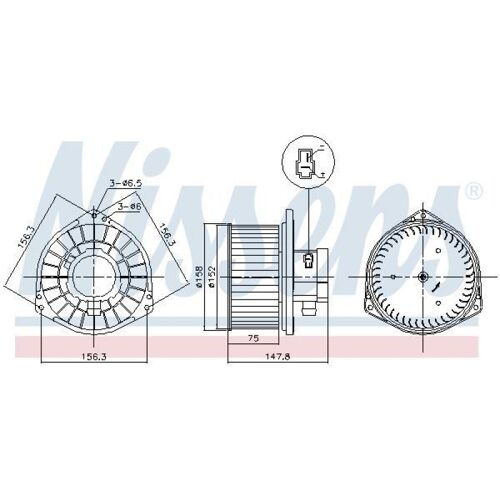 NISSENS Innenraumgebläse 87531